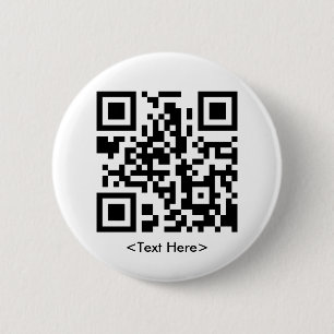 Badge Rond 5 Cm Bouton rond de code de QR