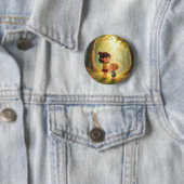 Badge Rond 5 Cm Bouton rond de conte fée (En situation)