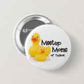 Badge Rond 5 Cm Bouton rond de logo (Devant & derrière)