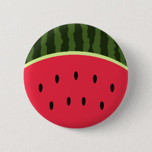 Badge Rond 5 Cm Bouton rond de pastèque de Kawaii