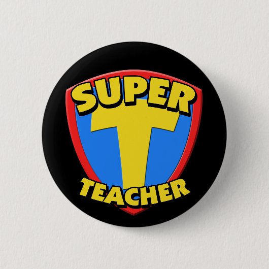 Badge Rond 5 Cm Bouton rond de professeur superbe (Devant)