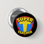 Badge Rond 5 Cm Bouton rond de professeur superbe (Devant & derrière)