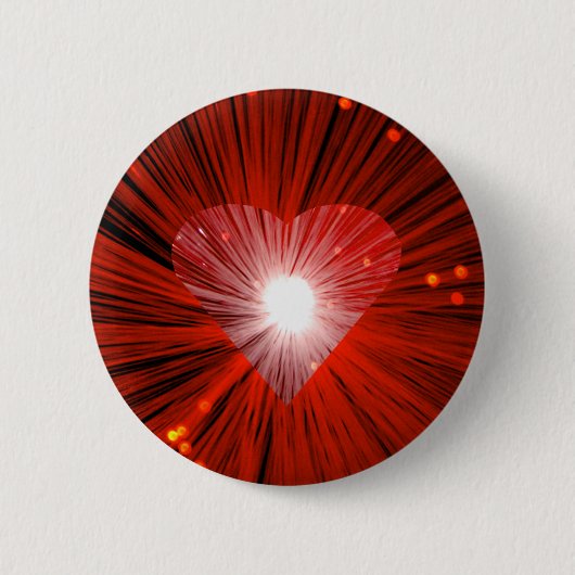 Badge Rond 5 Cm Bouton rond de Red Heart (Devant)