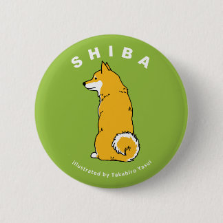 Badge Rond 5 Cm Bouton rond de Shiba