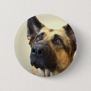 Badge Rond 5 Cm Bouton rond d'image de berger allemand