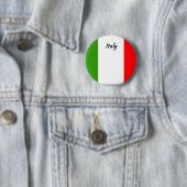 Badge Rond 5 Cm Bouton rond du drapeau italien (En situation)