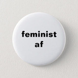 Badge Rond 5 Cm bouton rond féministe d'af