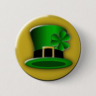 Badge Rond 5 Cm Bouton rond Jour de la Saint Patrick Casquette