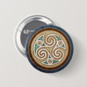 Badge Rond 5 Cm Bouton rond léger de Triskele (Devant & derrière)