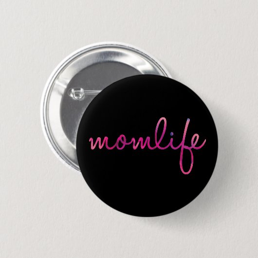 Badge Rond 5 Cm Bouton rond MamanLife 2¼ pouces (Devant & derrière)