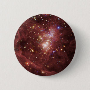 Badge Rond 5 Cm Bouton Rond Nébuleuse d'Orion Espace Profond Cosmi