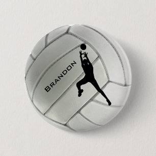 Badge Rond 5 Cm Bouton rond Volleyball