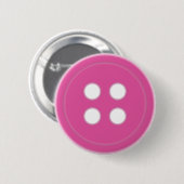 Badge Rond 5 Cm Bouton rose (Devant & derrière)