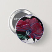 Badge Rond 5 Cm Bouton rose (Devant & derrière)