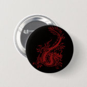 Badge Rond 5 Cm Bouton rouge Dragon Glaurung (Devant & derrière)
