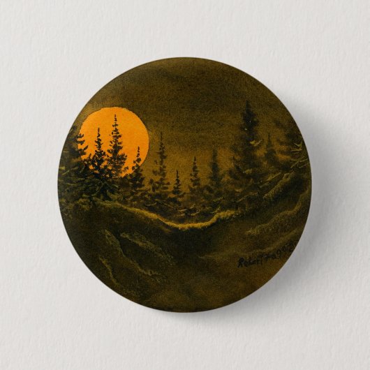 Badge Rond 5 Cm Bouton Routes du pays (Devant)
