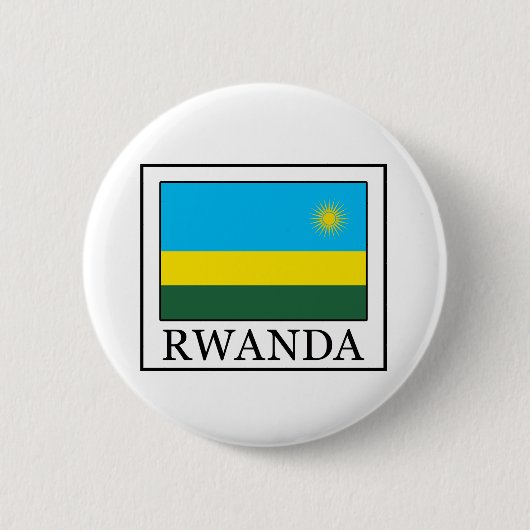 Badge Rond 5 Cm Bouton Rwanda (Devant)
