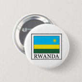 Badge Rond 5 Cm Bouton Rwanda (Devant & derrière)
