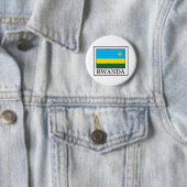 Badge Rond 5 Cm Bouton Rwanda (En situation)