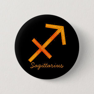 Badge Rond 5 Cm Bouton Sagittarius