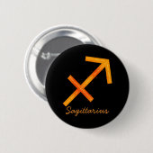 Badge Rond 5 Cm Bouton Sagittarius (Devant & derrière)