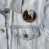 Badge Rond 5 Cm Bouton San Francisco Chinatown #6 (En situation)