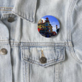 Badge Rond 5 Cm Bouton San Francisco Chinatown #8 (En situation)