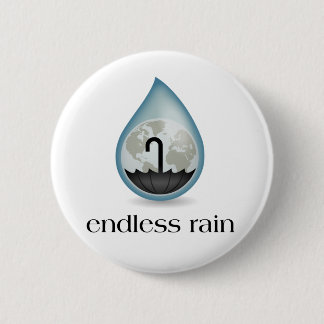 Badge Rond 5 Cm Bouton sans fin de pluie
