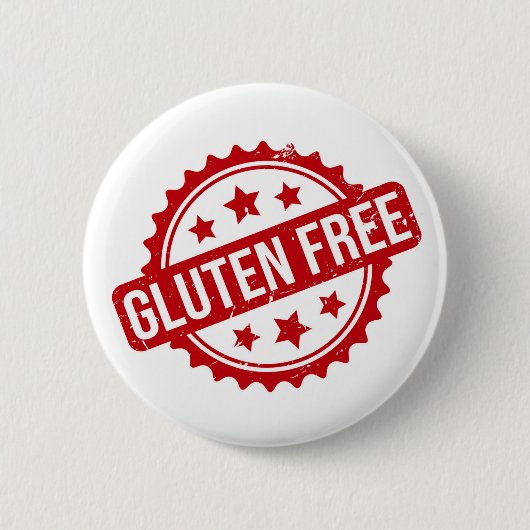 Badge Rond 5 Cm Bouton sans gluten (Devant)