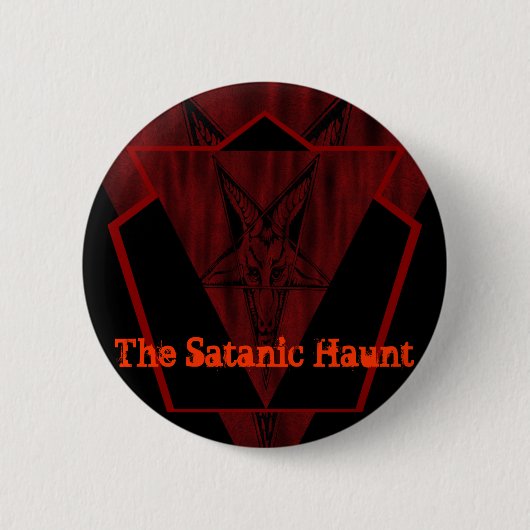 Badge Rond 5 Cm Bouton satanique de retraite (Devant)