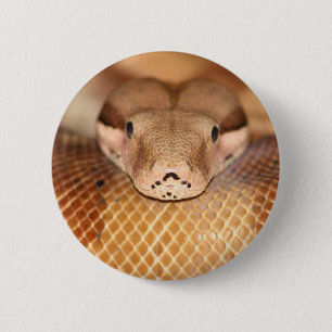 Badge Rond 5 Cm Bouton saumoné de boa