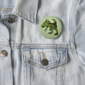 Badge Rond 5 Cm Bouton Scaley de dragon (En situation)