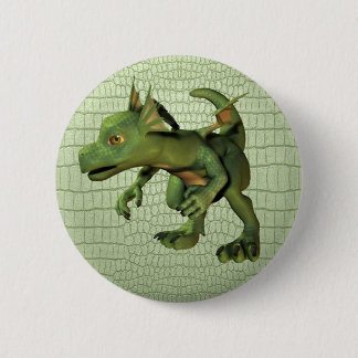 Badge Rond 5 Cm Bouton Scaley de dragon