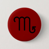 Badge Rond 5 Cm Bouton Scorpion (Devant)