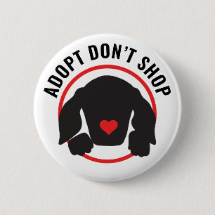 Badge Rond 5 Cm Bouton secourir l'amour du chien