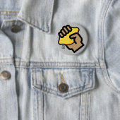 Badge Rond 5 Cm Bouton Serkan Squeeze (En situation)