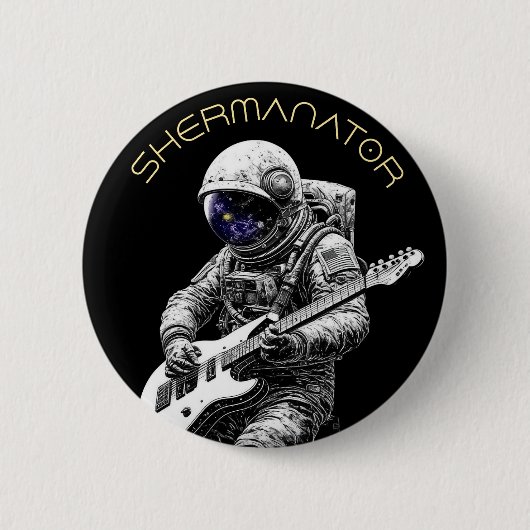 Badge Rond 5 Cm Bouton SHERMANATOR (Devant)