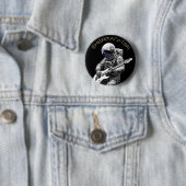Badge Rond 5 Cm Bouton SHERMANATOR (En situation)