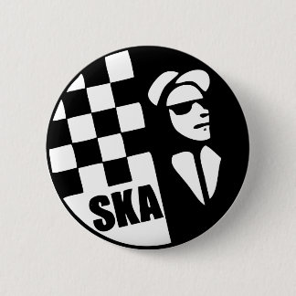 Badge Rond 5 Cm Bouton SKA