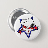 Badge Rond 5 Cm Bouton Snoopy mignon - Accesso Style Peanuts Class (Devant & derrière)