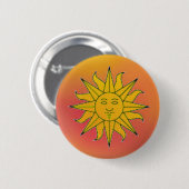 Badge Rond 5 Cm Bouton Soleil (Devant & derrière)