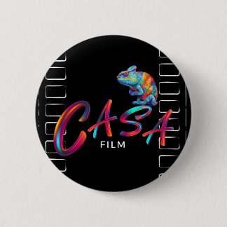Badge Rond 5 Cm Bouton sombre du film CASA