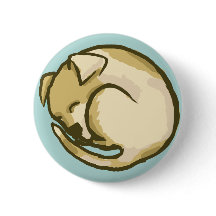 Bouton somnolent de chiot