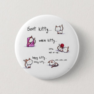 Badge Rond 5 Cm bouton somnolent de minou