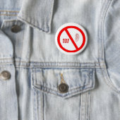 Badge Rond 5 Cm bouton sourd (En situation)