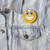 Badge Rond 5 Cm Bouton SOURIRE (En situation)