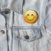Badge Rond 5 Cm bouton sourire (En situation)