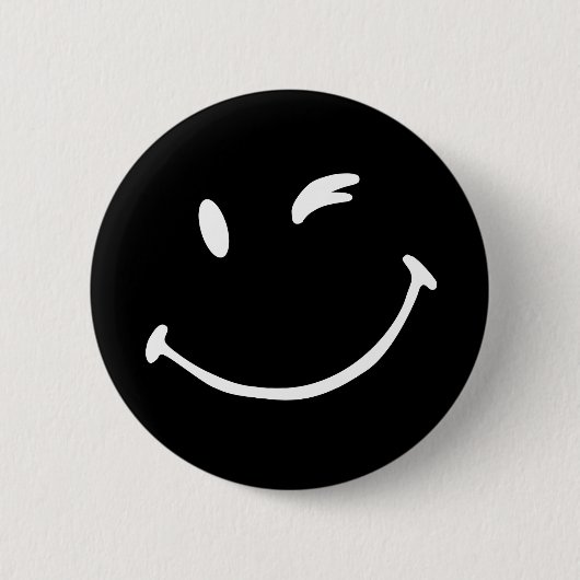 Badge Rond 5 Cm Bouton - sourire (Devant)