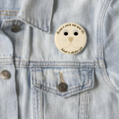 Badge Rond 5 Cm Bouton Sourire (En situation)