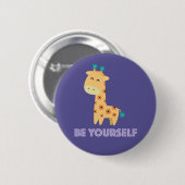Badge Rond 5 Cm Bouton Soyez vous-même (Devant & derrière)